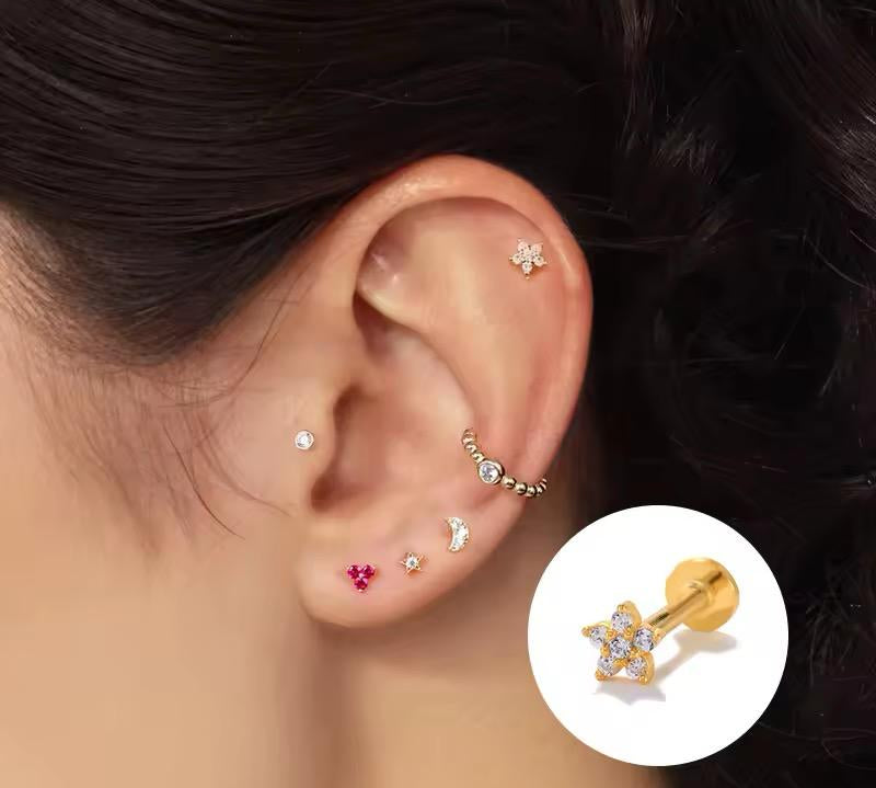 Flower Stud Earrings