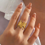 Zaria Drip Ring - 18K Gold Anti-Tarnish