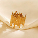 Zaria Drip Ring - 18K Gold Anti-Tarnish