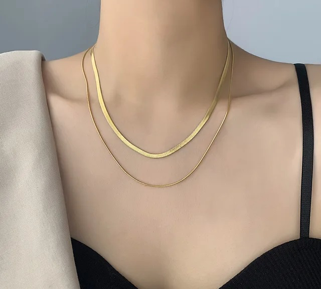 Mila Layered Necklace - 18K Gold Anti-Tarnish