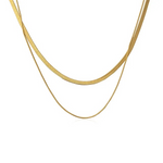 Mila Layered Necklace - 18K Gold Anti-Tarnish