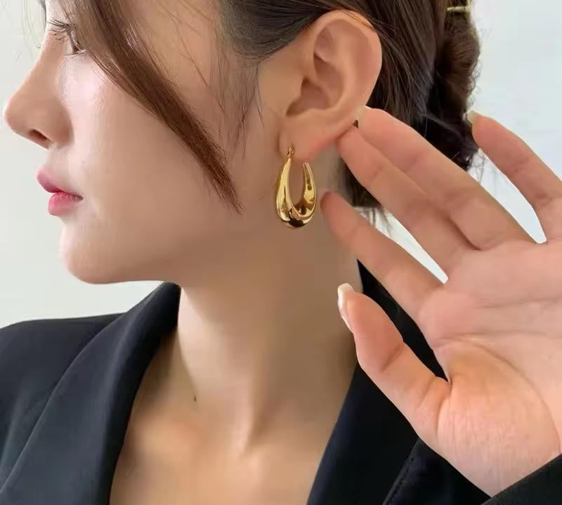Nancy Hoop Earrings